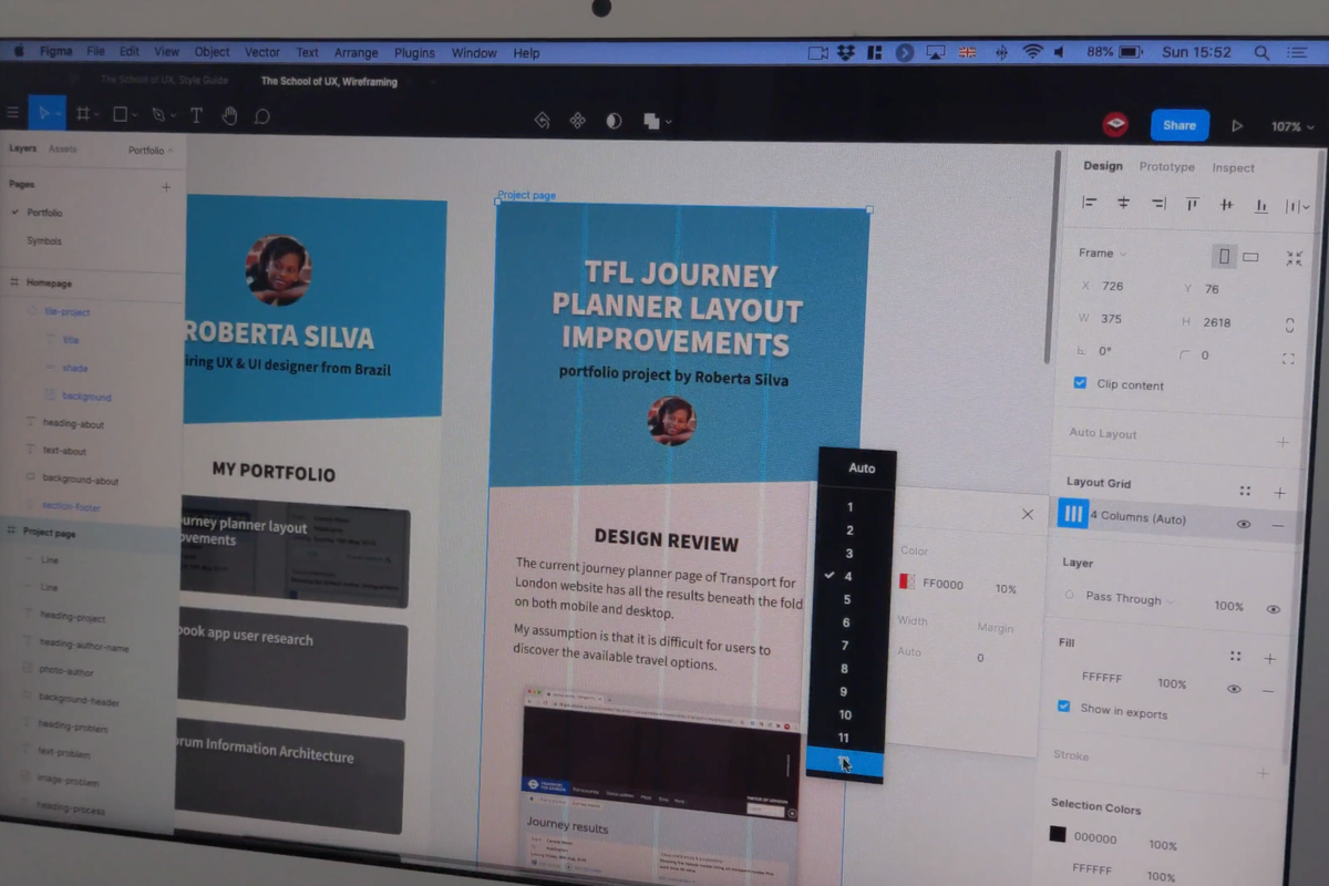 Prototyping UI in Figma certified 2-day course in London | The School of UX