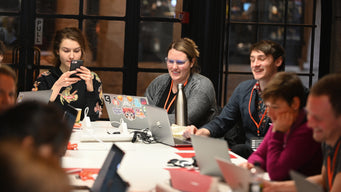 The School of UX, students at the design workshop