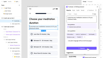 The School of UX, students learning about Figma AI