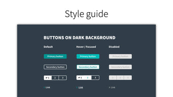 The School of UX, creation of UI style guide on day 2 of the course
