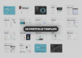 The School of UX, Designer's portfolio template example