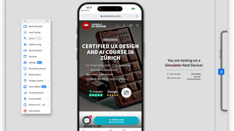 The School of UX testing UI