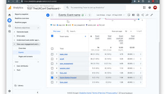 The School of UX custom events in GA4